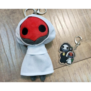 Final Fantasy XIV Elidibus plush keychain 13cm